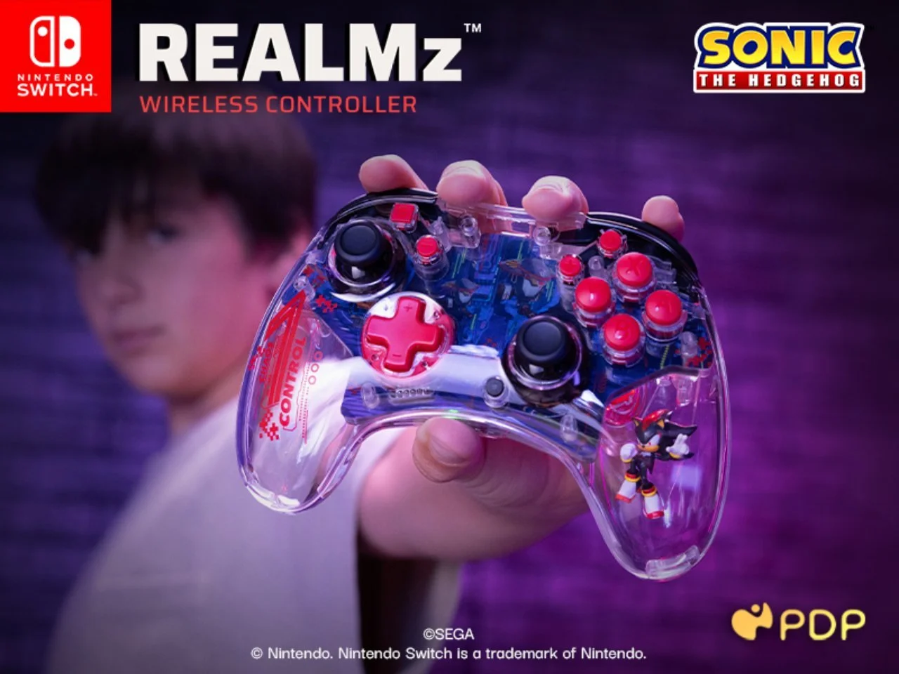 PDP Unveils New Sonic REALMz Wireless Controller: Shadow Space